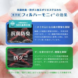 洗える防ダニ掛け布団 ダブルロング 2.6kg 日本製 国産 掛け布団 掛けふとん ダブル ロング 防ダニ布団 防ダニ加工 洗える 清潔 洗える布団 ボリューム 掛布団 190×210(代引不可)