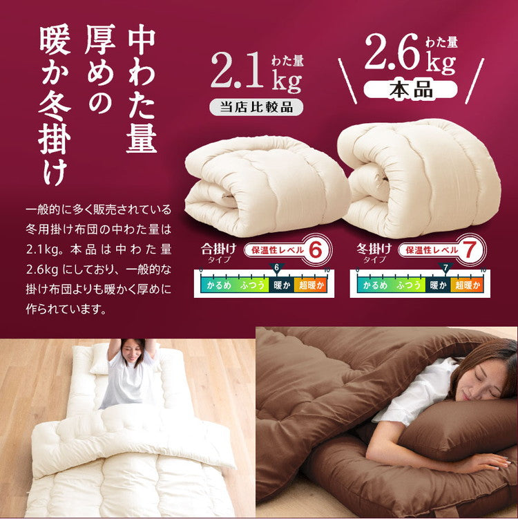 洗える 制菌 掛け布団 ダブルロング 2.6kg 日本製 制菌 掛け布団 ダブル ロング 全性もバッチリ 子供用 掛け布団に 在宅医療に 病原菌対策に(代引不可)