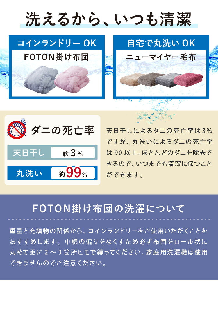 西川寝具セット 洗える 羽毛タッチ 掛け布団 毛布 ダブル 新生活 掛布団 羽毛を超える暖かさ ふんわりボリューム 西川 人工羽毛 軽い 暖かい ほこりが出にくい ニオイがない 昭和西川 ダブルロング(代引不可)