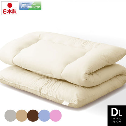 かるふわ 防ダニ 敷布団 ダブルロング 日本製 防ダニ抗菌 敷き布団(固綿無し) ダブル ロング 国産 日本製 洗える しき布団 抗菌 防臭 防ダニ 敷き布団(代引不可)