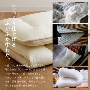 洗える 制菌 敷布団 セミダブルロング 日本製 制菌 敷き布団(ウレタン入り) セミダブル ロング 国産 病院仕様 制菌敷き布団 殺菌 防ダニ(代引不可)