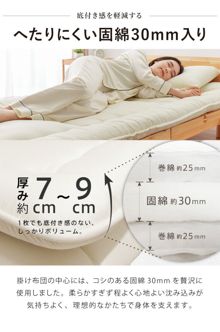 国産 布団セット 西川 シングル 羽毛布団 0.6kg ライト 羊毛布団 フランス産プレミアムウール ゴールドラベル 日本製 新生活 掛け布団 敷布団 枕 西川毛布 シングルロング 天然(代引不可)