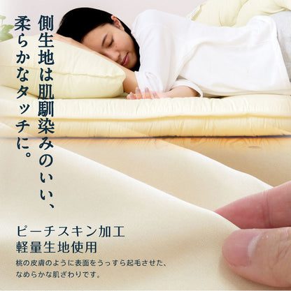 木綿わた 和風 敷布団 シングルロング 日本製 綿混 敷き布団(固綿入り) 国産 綿布団 敷き布団 シングル ロング 綿わた布団 綿混ふとん 敷き 綿100% 蒸れない 吸湿性 天然素材(代引不可)