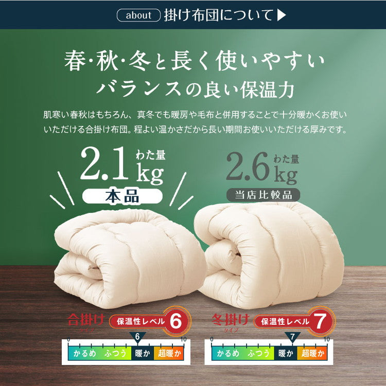 洗える 固綿入り 布団4点セット ダブルロング 日本製 合繊 布団3点セット(固綿入り) ダブル ロング 国産 ふとんセット 日本製 布団セット 敷布団 布団干し(代引不可)