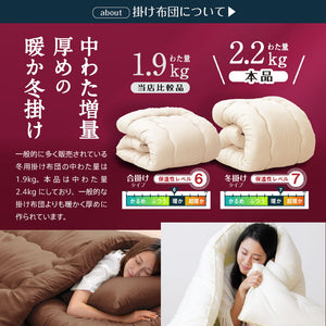 羊毛混 洗える 布団3点セット セミダブルロング 日本製 羊毛混 布団3点セット(固綿入り) セミダブル ロング 国産 日本製 羊毛布団 セット 3点セット 羊毛 組布団(代引不可)