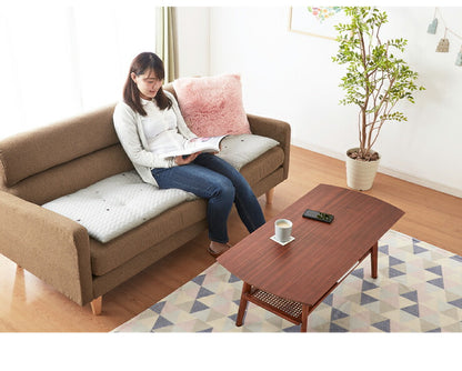 イブル ふっくら ソファーパッド 幅150cm 3人掛け 厚さ5cm 座布団 ロングチェアシート 長座布団 車内 車用 クッション 2P 刺繍 おしゃれ 肌さわり やわらか 韓国 インテリア