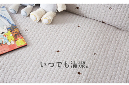 イブル ソファーカバー 3人掛け 肘付き ソファーパッド 座面幅150cm 綿100% キルト 背もたれ 三人掛け用 3P ソファ カバー 韓国