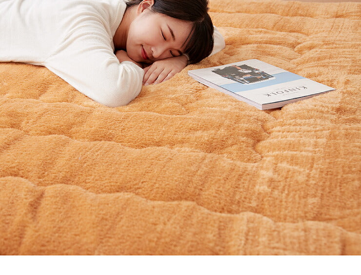 極厚6層ラグ 円形 直径100cm 滑り止め付 6層 約4cm厚 極厚 多層構造 リビング ラグ ラグマット 絨毯 カーペット 抗菌 低ホルマリン 防臭 省エネ (代引不可)