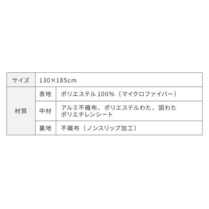 極厚6層ラグ 130×185cm 滑り止め付 長方形 6層 約4cm厚 極厚 多層構造 リビング ラグ ラグマット 絨毯 カーペット 抗菌 防臭 低ホルマリン 省エネ【送料無料】