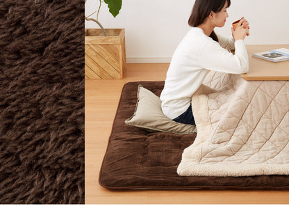 極厚6層ラグ 200×300cm 滑り止め付 長方形 6層 約4cm厚 極厚 多層構造 リビング ラグ ラグマット 絨毯 カーペット 抗菌 防臭 低ホルマリン 省エネ【送料無料】