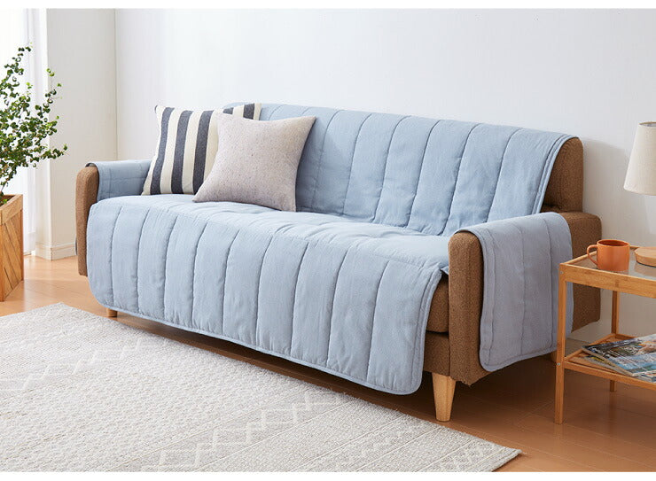 ソファーカバー 3人掛け 肘付き パッド一体型 座面幅150cm ソファーパッド 撥水 ペット 手洗い可能 背もたれ ハイバック対応