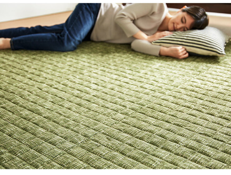 お手入れ楽々 乾きやすいラグ 185×235cm 長方形 不織布 簡単お手入れ 洗える 脱水 メッシュ 起毛 滑り止め付 絨毯 リビング ラグカーペット おしゃれ