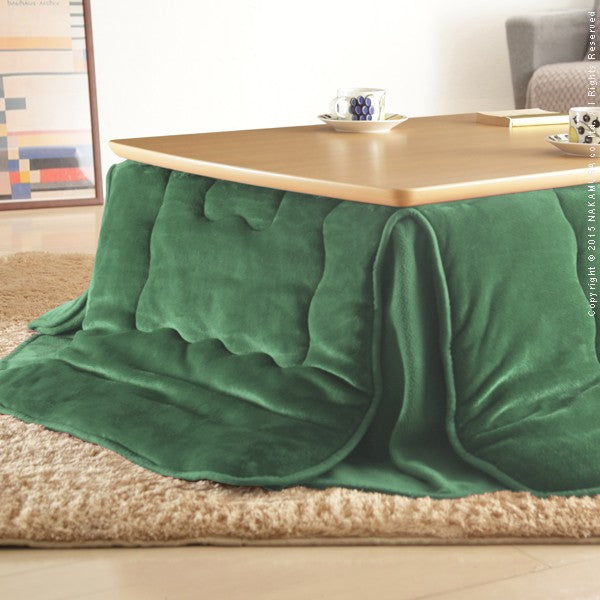 撥水加工 60×60cm リバーシブル 長方形 省スペース こたつ布団 モルフ こたつ用 おしゃれ 長方形 敷き布団 掛布団 北欧 無地(代引不可)