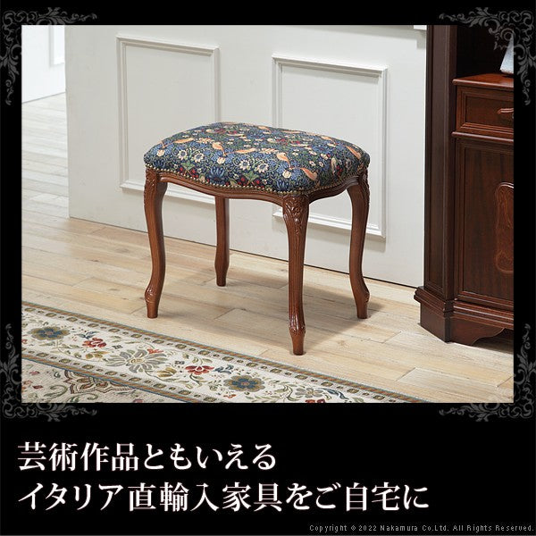 完成品 イタリア製 ヴェローナ クラシック BEST OF MORRIS スツール チェア おしゃれ 背無し アンティーク 北欧 おしゃれ 椅子 イス チェア チェアー(代引不可)