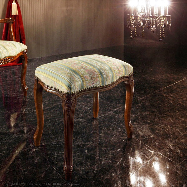 完成品 イタリア製 ヴェローナクラシック スツール 背無し チェア チェアー おしゃれ 木製 天然木 北欧 アンティーク クラシック コンパクト ローチェア(代引不可)