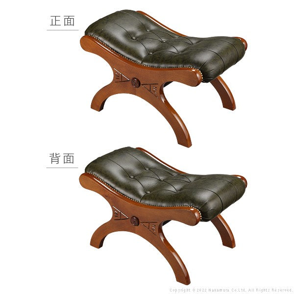 完成品 イタリア製 ヴェローナ クラシック オットマン付き ロッキングチェア 革張り チェア パーソナルチェア イス 高齢者 北欧 おしゃれ 肘付き アーム付き(代引不可)