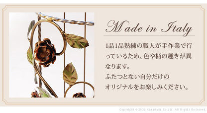 完成品 イタリア製 ヴェローナ アクセサリーズ アイアン 傘立て コーナー アンブレラスタンド 収納 コーナー用 角 高級感 アンティーク クラシック(代引不可)