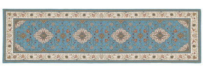 イタリア製 ジャガード織り マット イスタ 65x240cm 玄関マット キッチンマット 長方形 四角形 おしゃれ シェニール柄 アンティーク 洗える 丸洗い マルチマット(代引不可)