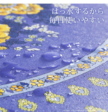 フランス製 テーブルクロス 幅180 奥行き180 テーブル 撥水 おしゃれ テーブルマット 円形 丸型 おしゃれ 北欧 コンパクト アンティーク クラシック(代引不可)