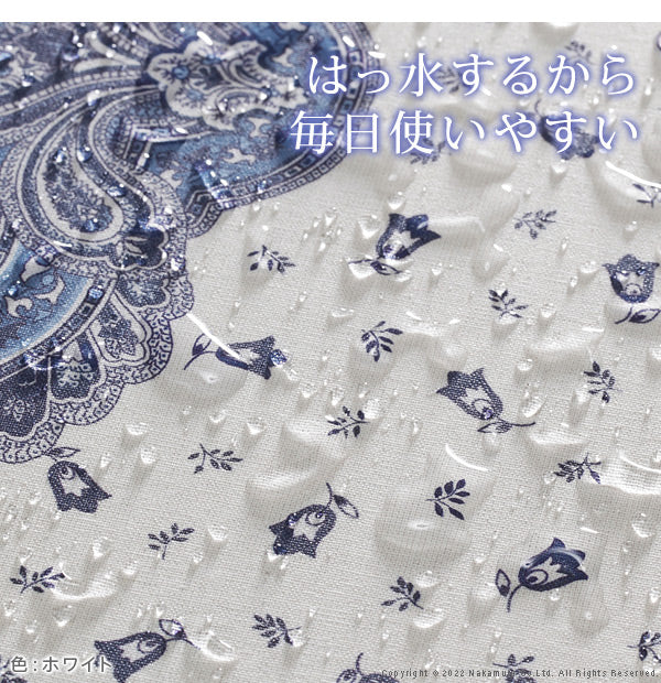 フランス製 テーブルクロス 幅180 奥行き180 テーブル 撥水 おしゃれ テーブルマット 円形 丸型 おしゃれ 北欧 コンパクト アンティーク かわいい(代引不可)