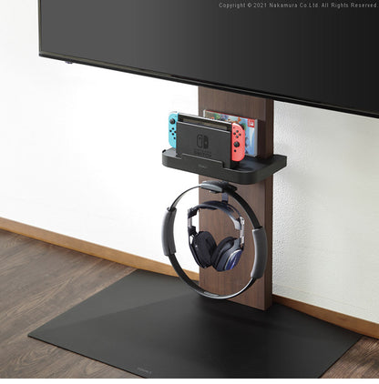 WALLインテリアテレビスタンドV2・V3・V5対応 ポータブルゲーム機ホルダー Nintendo Switch ニンテンドースイッチ テレビ台 テレビスタンド TVスタンド 部品 パーツ 収納棚 ゲーム機収納 スチール製(代引不可)