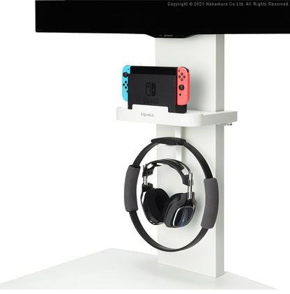 WALLインテリアテレビスタンドV2・V3・V5対応 ポータブルゲーム機ホルダー Nintendo Switch ニンテンドースイッチ テレビ台 テレビスタンド TVスタンド 部品 パーツ 収納棚 ゲーム機収納 スチール製(代引不可)