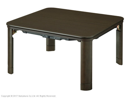 フラットヒーター 折れ脚 こたつ フラットモリス 75x75cm コンパクト 収納 幅75 正方形 こたつテーブル 和室 単品 北欧