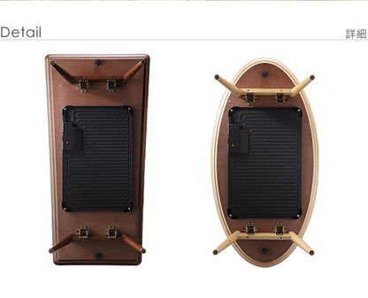 こたつ テーブル 北欧 デザイン折れ脚こたつ-アロー おしゃれ コタツ 炬燵 フラットヒーター カフェ風 コーヒーテーブル 楕円 台形 ウォールナット オーク 木製 天然木 テレワーク リモートワーク(代引不可)