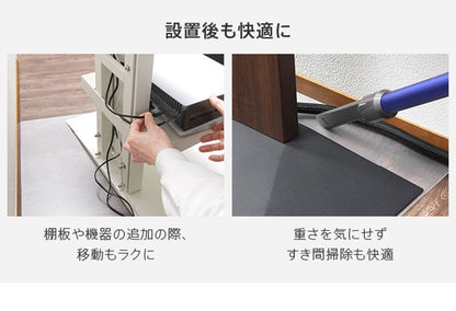 WALLインテリアテレビスタンドV3ロータイプ専用 ポリカーボネートフロアシート テレビ台 テレビスタンド 部品 パーツ フローリング 床保護パネル 床 シート 傷防止 キズ防止 汚れ防止 保護(代引不可)