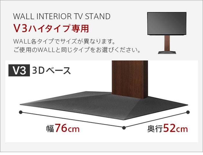 WALLインテリアテレビスタンドV3ハイタイプ専用 ポリカーボネートフロアシート テレビ台 テレビスタンド 部品 パーツ フローリング 床保護パネル 床 シート 傷防止 キズ防止 汚れ防止 保護(代引不可)
