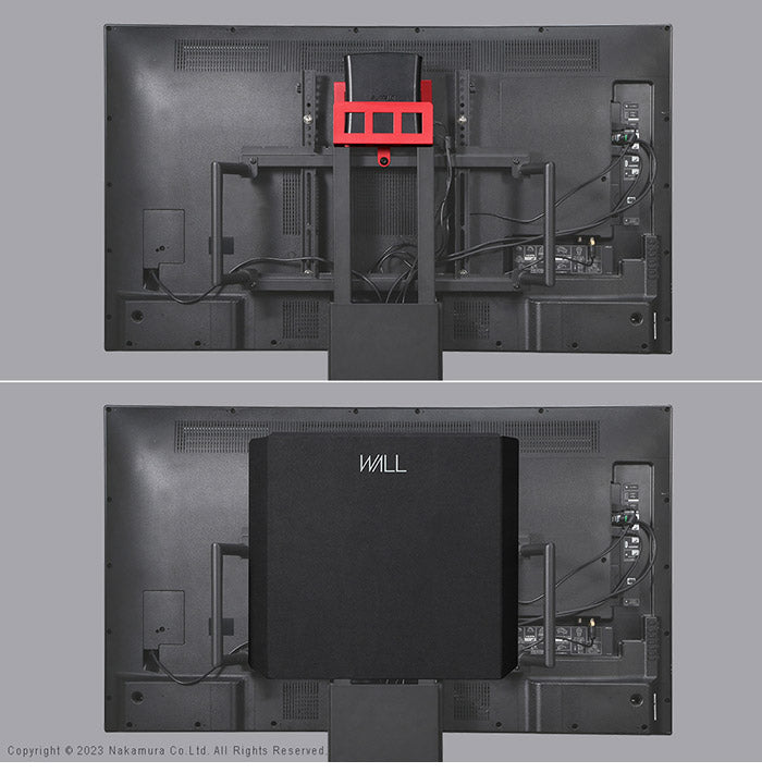 WALLインテリアテレビスタンド V5対応 背面カバー BACK COVER 追加オプション 部品パーツ ケーブル収納ケーブル隠しコード収納コード隠し背面隠しモダン おしゃれスタイリッシュ(代引不可)