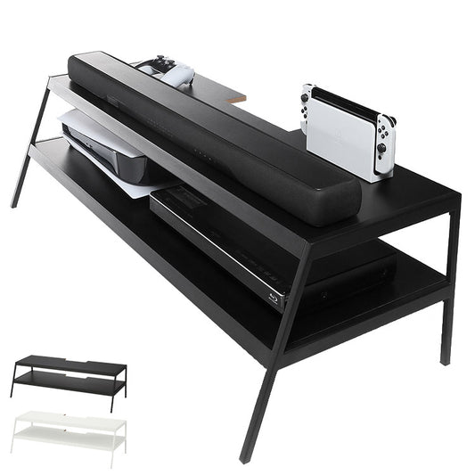 WALLメディアラック V2・V3対応 大型DVDレコーダー BDレコーダー PS5 プレステ5 PS4 収納 収納家具 配線整理 スチール製 白 ホワイト 黒 ブラック WALLシリーズ EQUALS イコールズ(代引不可)