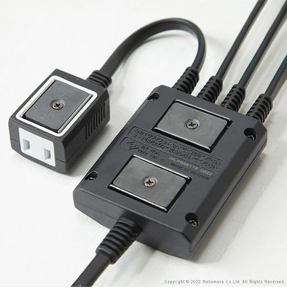 WALLマグネット付きスマート電源タップ 追加オプション 部品 パーツ 電源コード ACコード 延長コード 延長ケーブル コンセント 配線 おしゃれ 磁石 自由に設置 背面収納 テレワーク EQUALS イコールズ(代引不可)