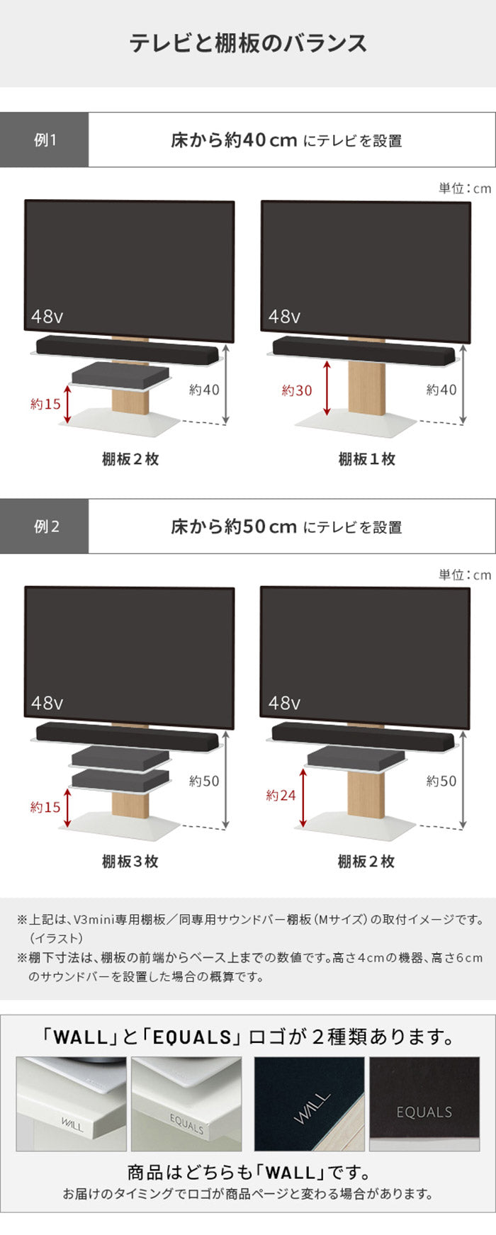 WALLインテリアテレビスタンドV3 mini 専用棚板 DVDレコーダー BDレコーダー PS5 プレステ5 PS4 テレビ台 ミニ 小型 コンパクト テレビスタンド TVスタンド 部品 パーツ スチール製(代引不可)