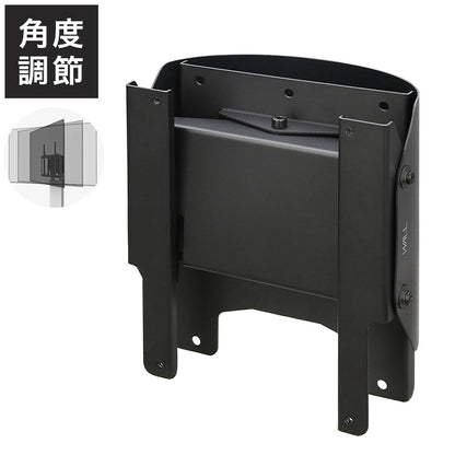 WALLインテリアテレビスタンド V2・V3対応 上下左右角度調整ブラケット 角度調節 無段階調整 黒 ブラック テレビ台 テレビスタンド 部品 パーツ スチール製 震度7耐震試験済 WALLオプション(代引不可)
