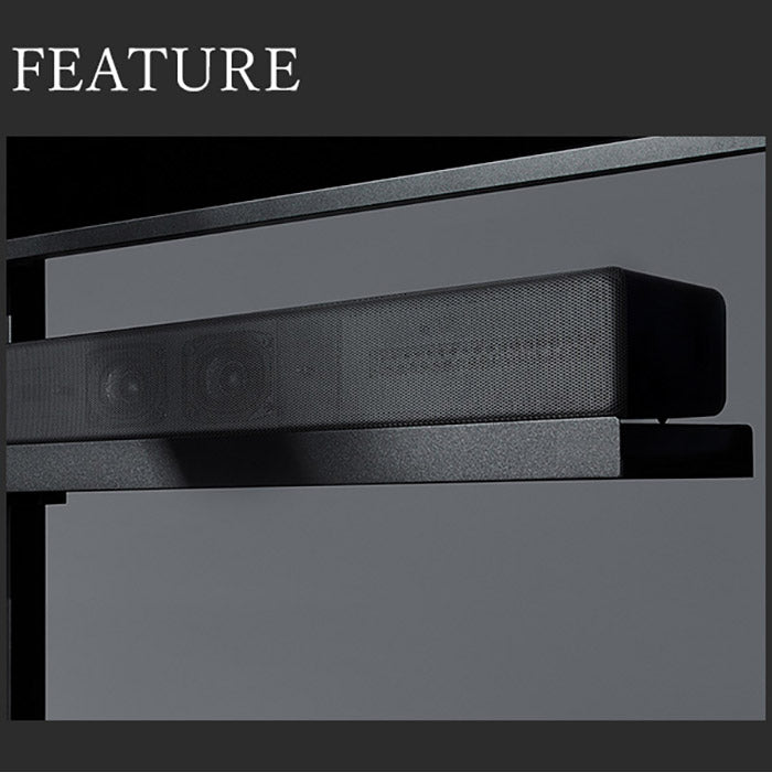 WALLインテリアテレビスタンドV2・V3・V5対応 サウンドバー棚板 LLサイズ 幅130cm スピーカー用 オーディオ用 シアターバー用 テレビ台 テレビスタンド TVスタンド 部品 パーツ スチール製(代引不可)