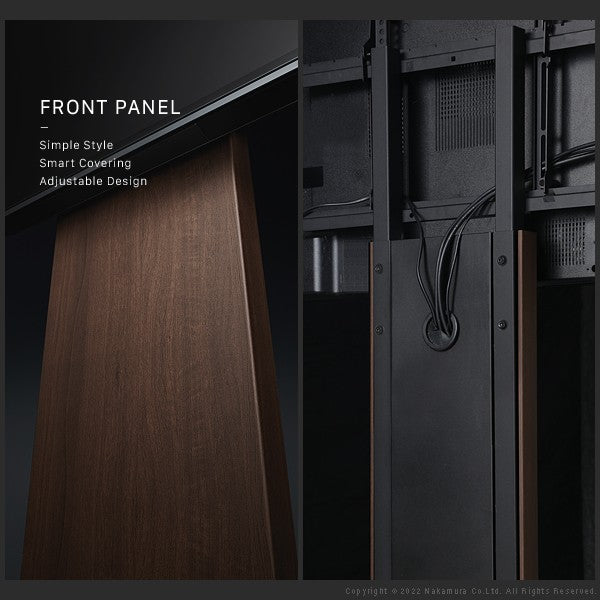 WALL インテリア テレビスタンド PRO アクティブ 壁寄せ 壁寄せテレビスタンド 32~80V 32~80型 耐震 ハイタイプ おしゃれ 木目調 ビジネス用 会議室(代引不可)