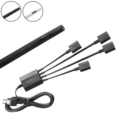 WALLインテリアテレビスタンド V2・V3・V4・V5・PRO対応 スマート設置オプションセット スマート電源タップ コードカバー 追加オプション 部品 パーツ 配線整理 配線カバー ケーブルカバー(代引不可)