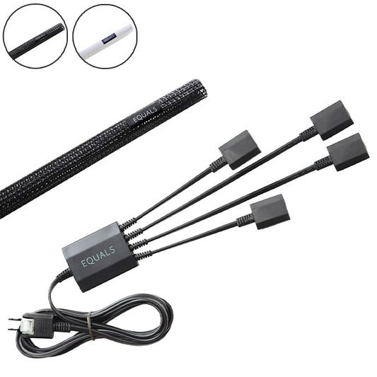 WALLインテリアテレビスタンド V2・V3・V4・V5・PRO対応 スマート設置オプションセット スマート電源タップ コードカバー 追加オプション 部品 パーツ 配線整理 配線カバー ケーブルカバー(代引不可)