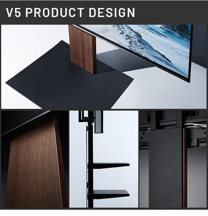 WALLインテリアテレビスタンドV5 ロータイプ+棚板レギュラーサイズ 2点セット 32~80v対応 壁寄せテレビ台 テレビボード TVスタンド 背面収納 コード収納 ホワイト 白 ブラック 黒 ウォールナット(代引不可)