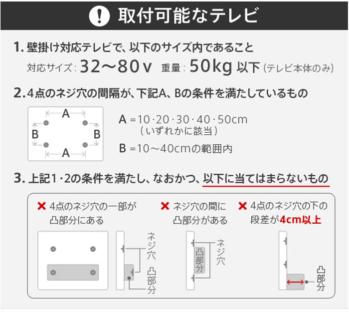 WALLインテリアテレビスタンドV5 ロータイプ+棚板レギュラーサイズ 2点セット 32~80v対応 壁寄せテレビ台 テレビボード TVスタンド 背面収納 コード収納 ホワイト 白 ブラック 黒 ウォールナット(代引不可)