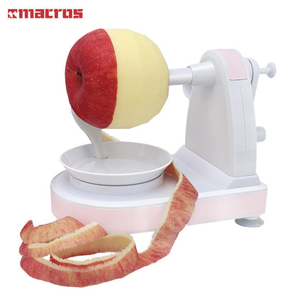 りんごのくるくるピーラー 簡単皮むき りんご用 梨用 リンゴ皮むき器 簡単 アイデア商品 便利グッズ 手動 回転式ピーラー キッチン用品 キッチン雑貨 MCK-149