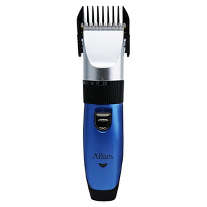 Allans 充電式 セラミックバリカン ヘアクリッパー ウォッシャブル 長さ調節可 アタッチメント付き 充電池2個付 バリカン