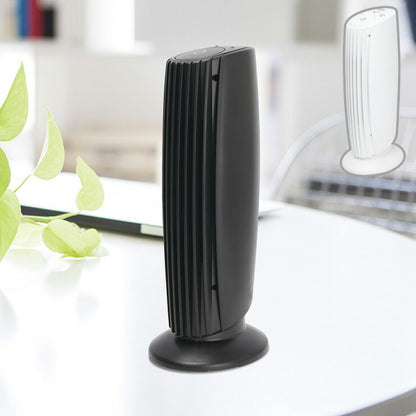 USB イオン 空気清浄機 卓上 コンパクト 匂い ほこり マイナスイオン MEH-108 静音 スリム シンプル ホワイト ブラック