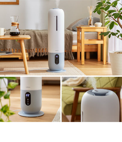 sumuu スムー 8L 超音波加湿器 大容量 上部吸水 UV UV除菌 オートオフ タイマー 湿度設定 アロマ対応 イルミネーション ライト リモコン リモコン操作 加湿量3段階 スマテイスト MES-57