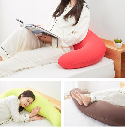 MOGU モグ MOGU気持ちいい抱きまくら カバー付き 抱き枕 ビーズクッション パウダービーズ スパンデックス生地 正規品 マタニティ 気持ちいい抱き枕 ビーズ クッション まくら 枕 抱きまくら