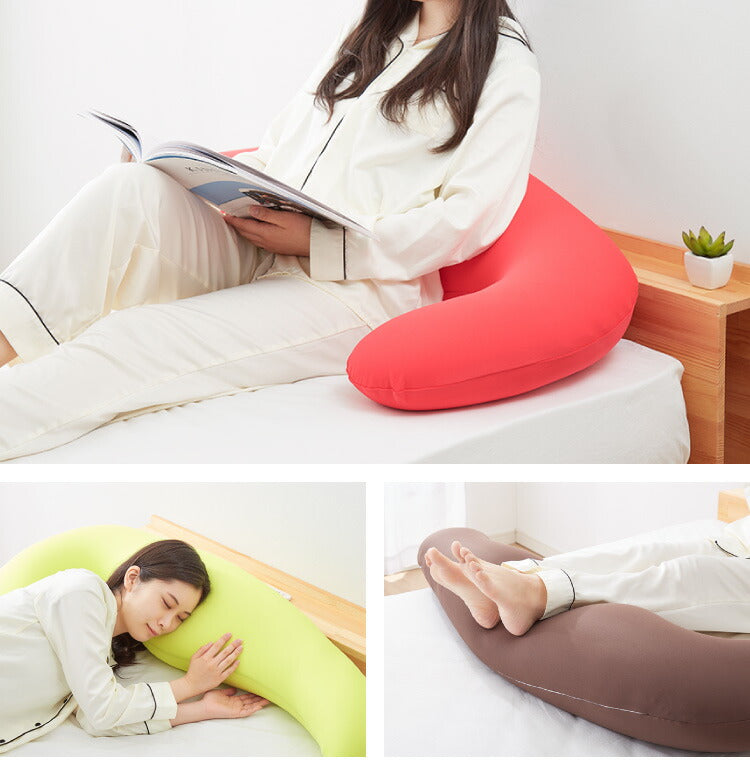 MOGU モグ MOGU気持ちいい抱きまくら 替えカバー 抱き枕 ビーズクッション パウダービーズ スパンデックス生地 正規品 マタニティ 気持ちいい抱き枕 ビーズ クッション まくら 枕 抱きまくら