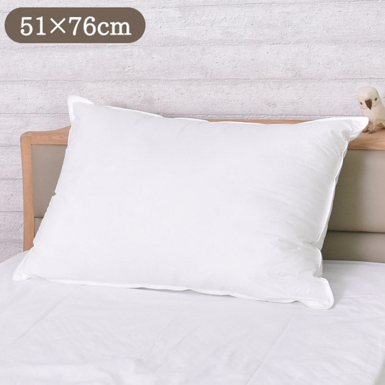ホテル仕様 ふわふわ大きい枕 約51×76cm 大き目 枕 ポリエステル綿 丸八真綿 ポリエステル綿100% 低反発(代引不可)