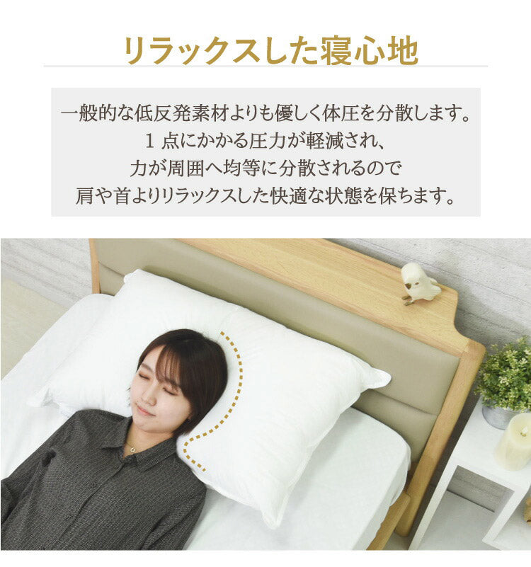 ホテル仕様 ふわふわ大きい枕 約51×76cm 大き目 枕 ポリエステル綿 丸八真綿 ポリエステル綿100% 低反発(代引不可)