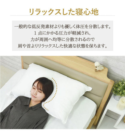 ホテル仕様 ふわふわ大きい枕 約51×76cm 大き目 枕 ポリエステル綿 丸八真綿 ポリエステル綿100% 低反発(代引不可)